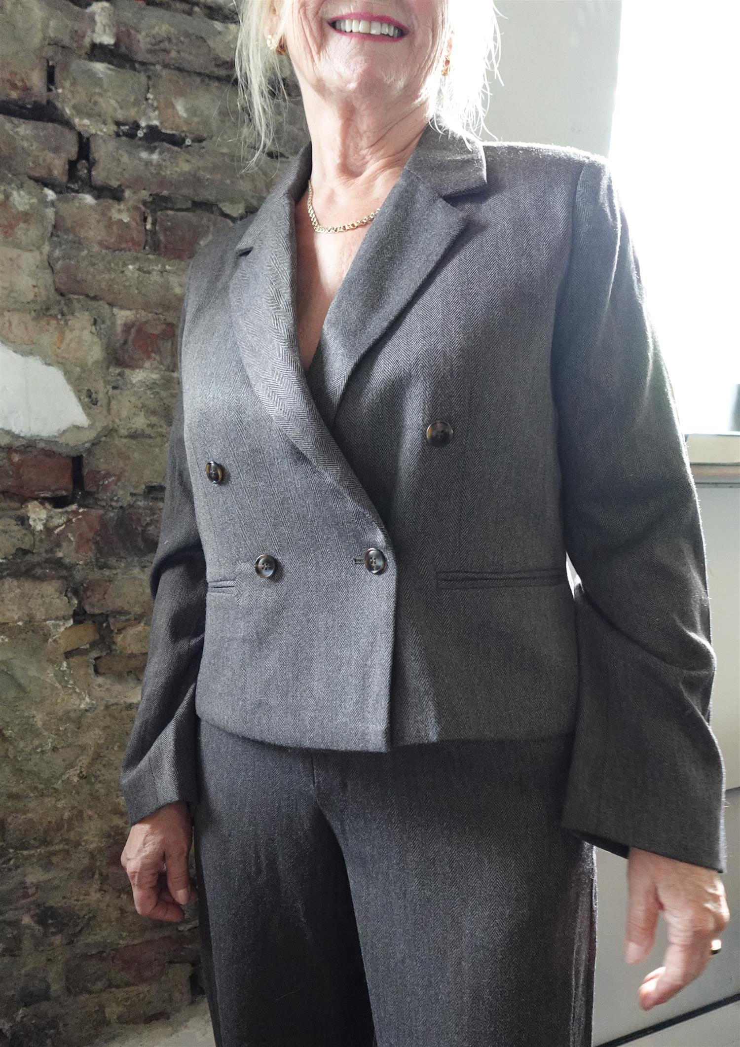 Gaia Structured Blazer Espresso Brown