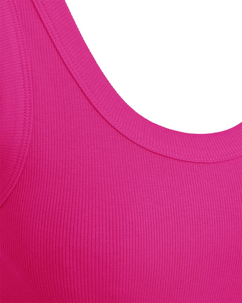 FqHi Top Fuchsia Purple