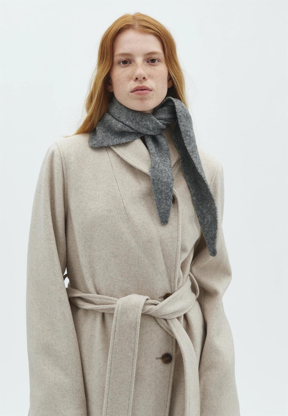 Ziggiette Oaklyn Scarf Medium Grey Melange