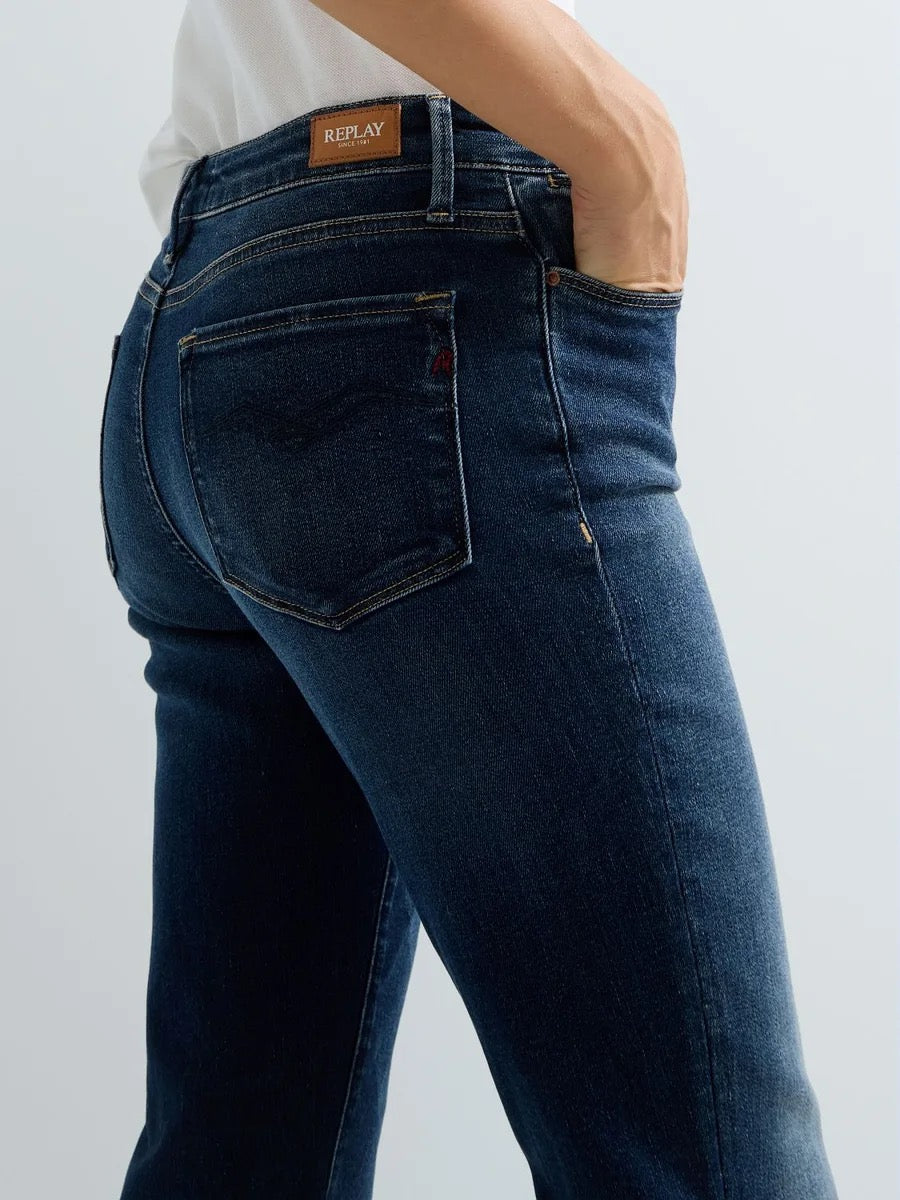 Zolie Dark Blue Indigo