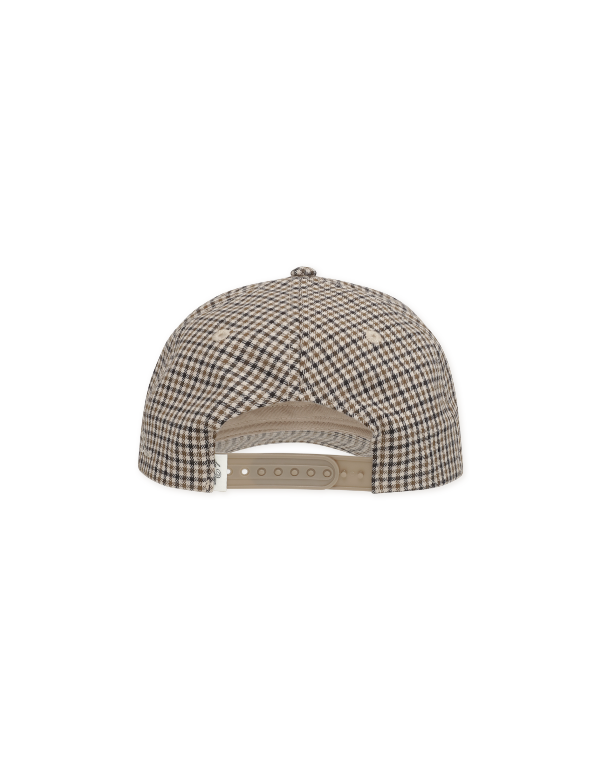 LD Check Baseball Cap Dark Sand