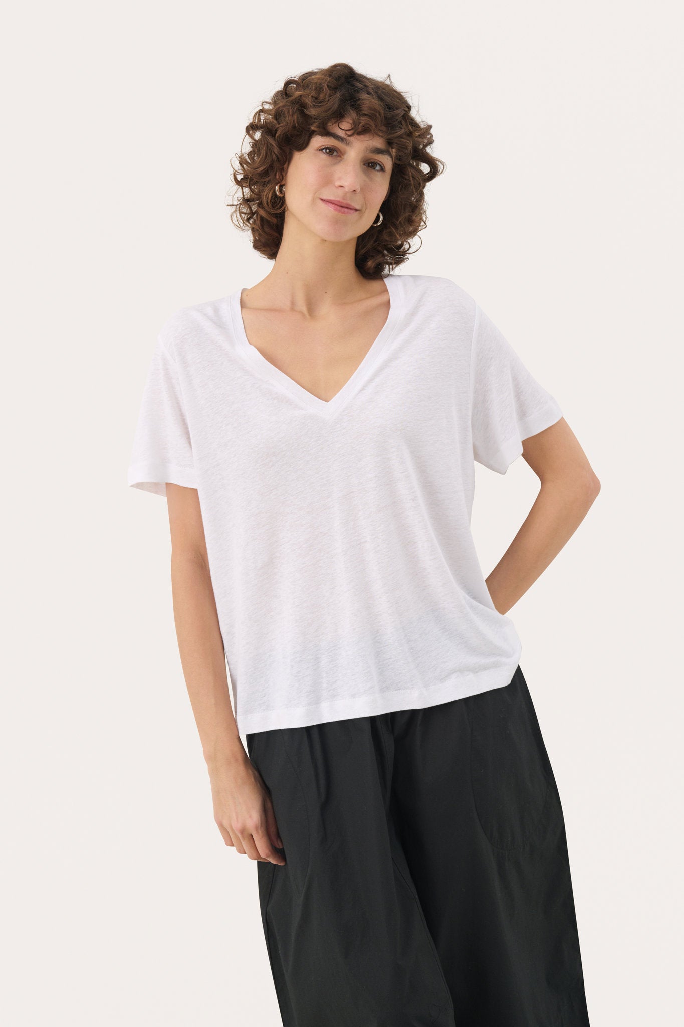 Riona T-shirt Bright White
