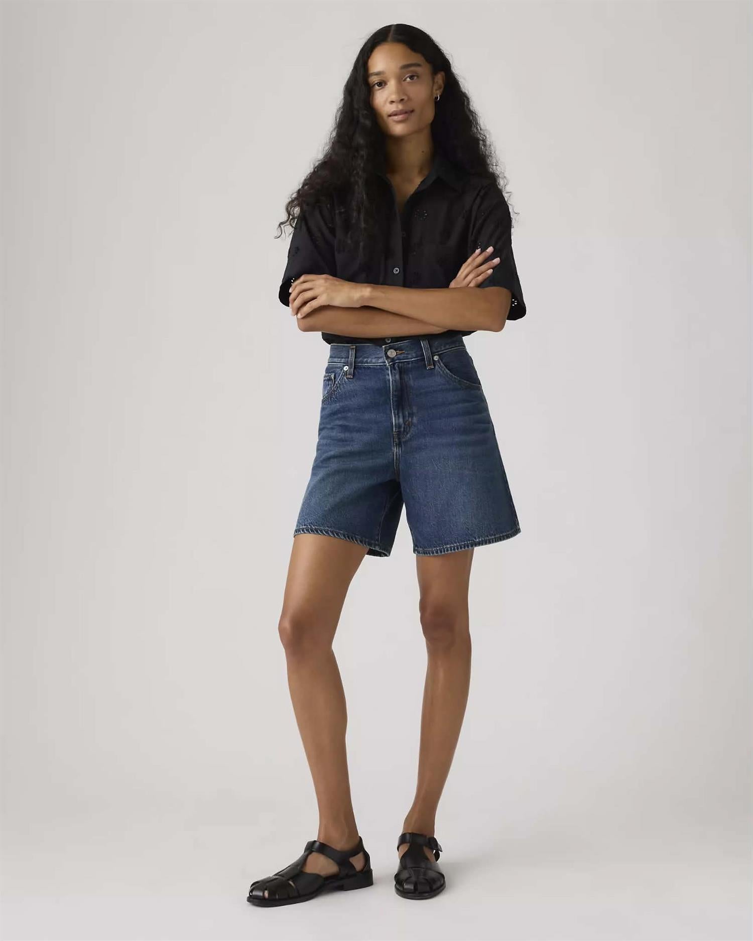 High Rise Baggy Shorts Achieve Everything