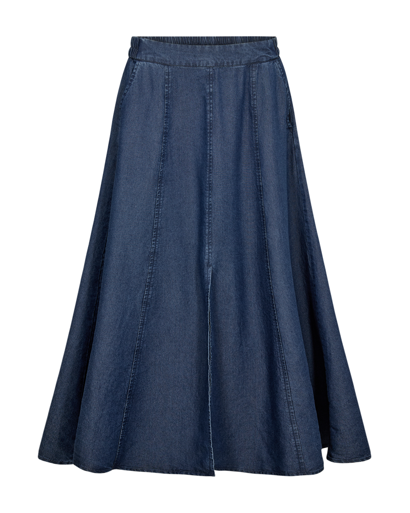 Fqrinny-Skirt Medium Blue Denim
