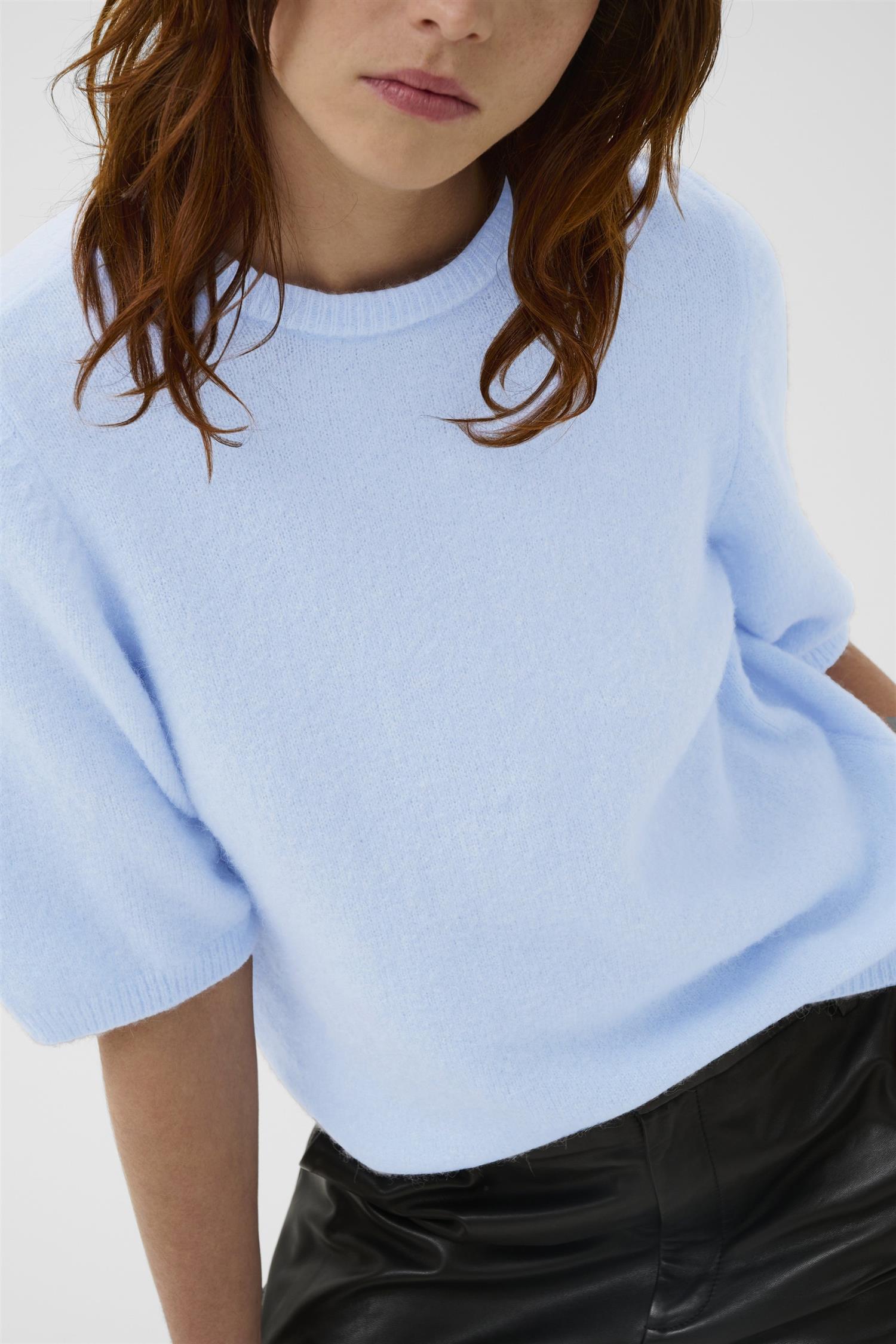 Alpha SS Tee Blue Finch Melange