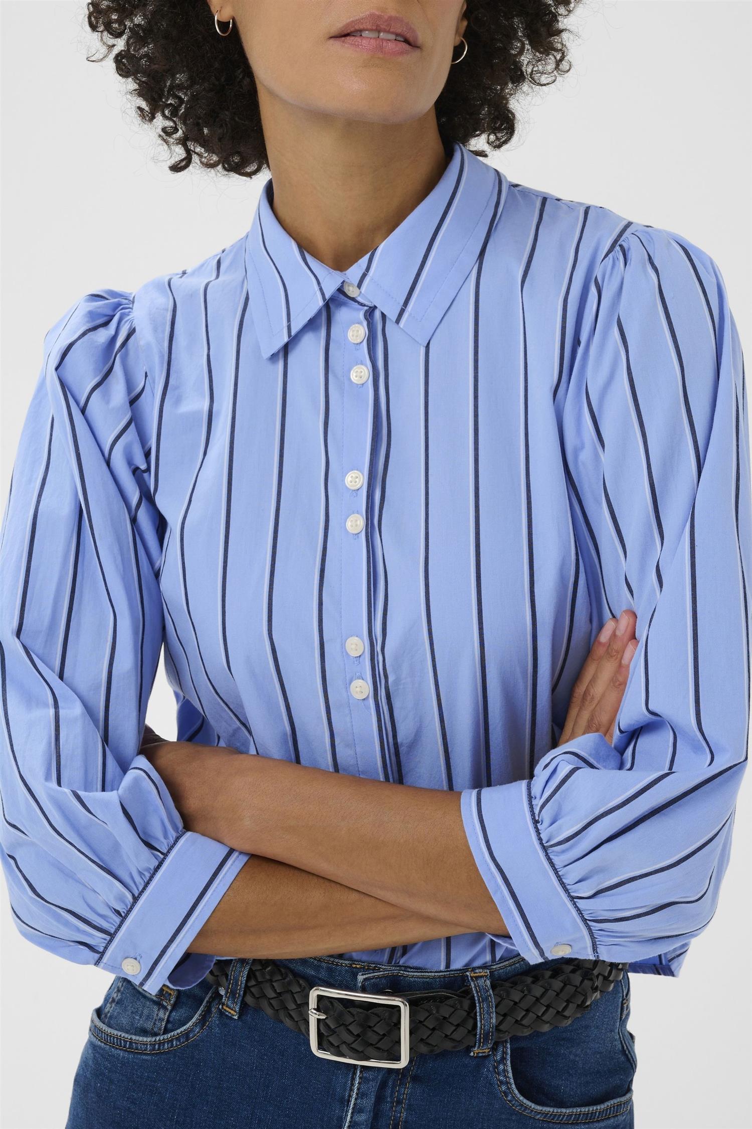 Anaispw Shirt Blue Stripe