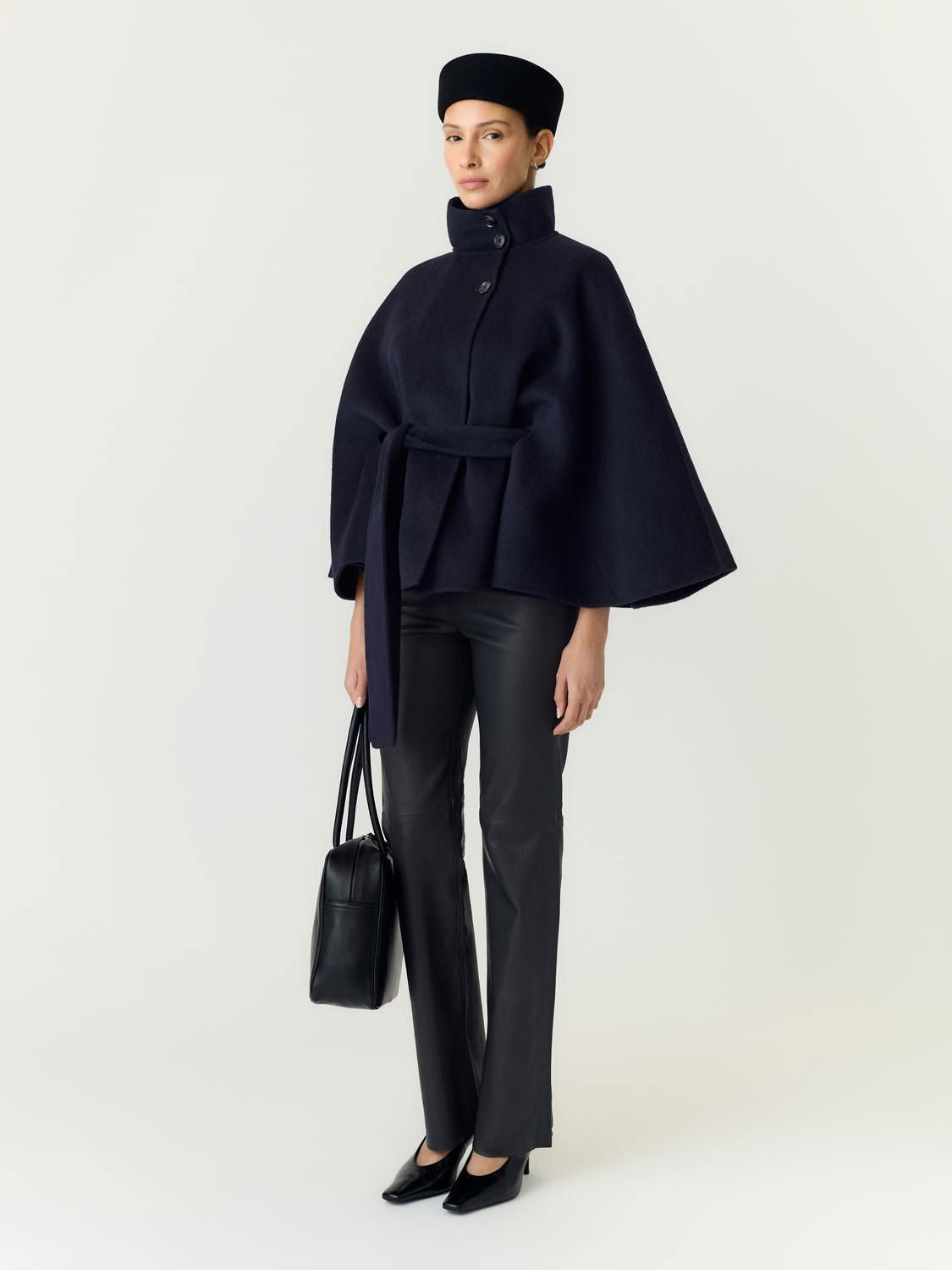 Yasalmio Handmade Wool Blend Jacket Navy Blazer