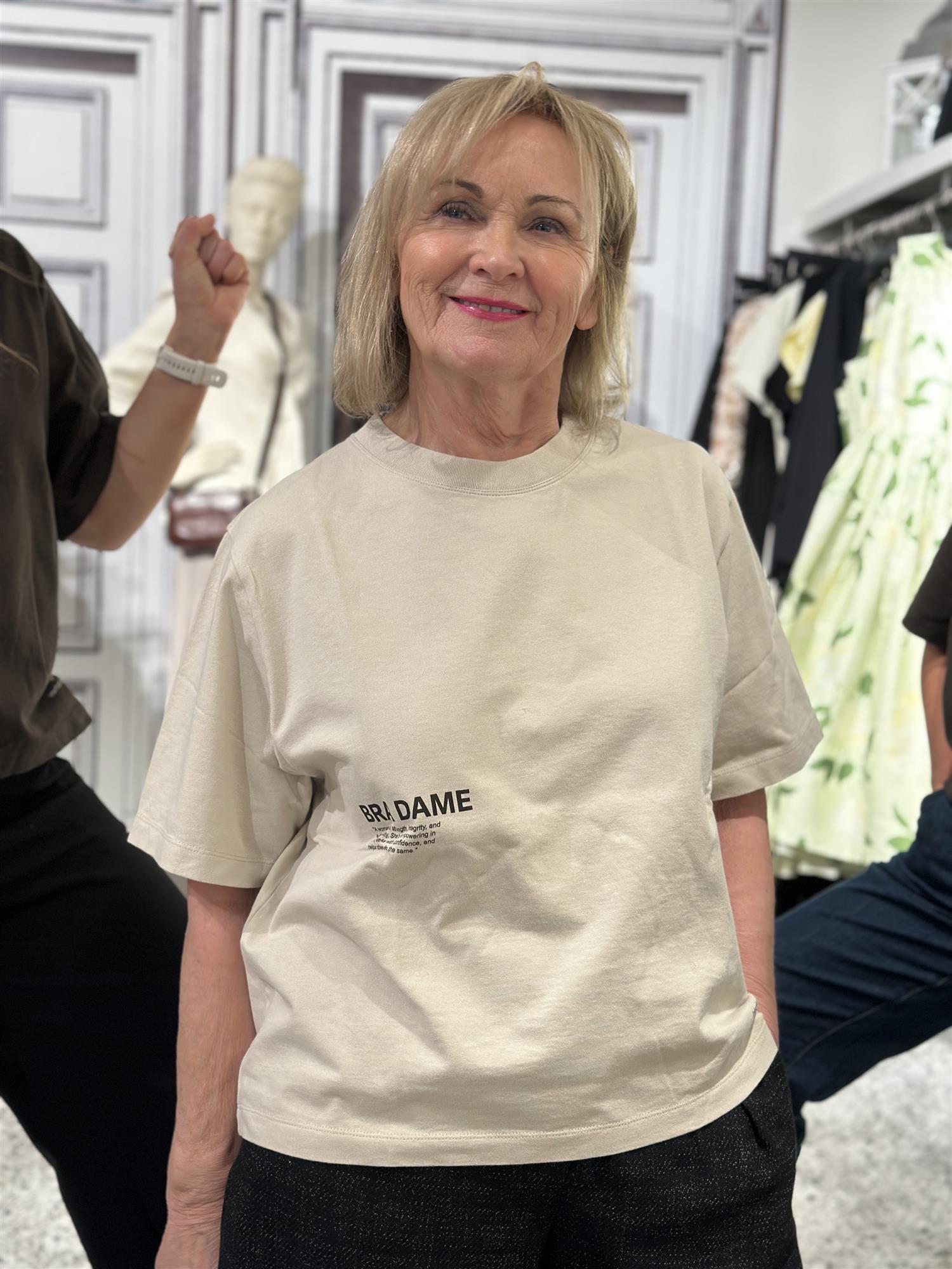 BRA DAME TEE Worn White