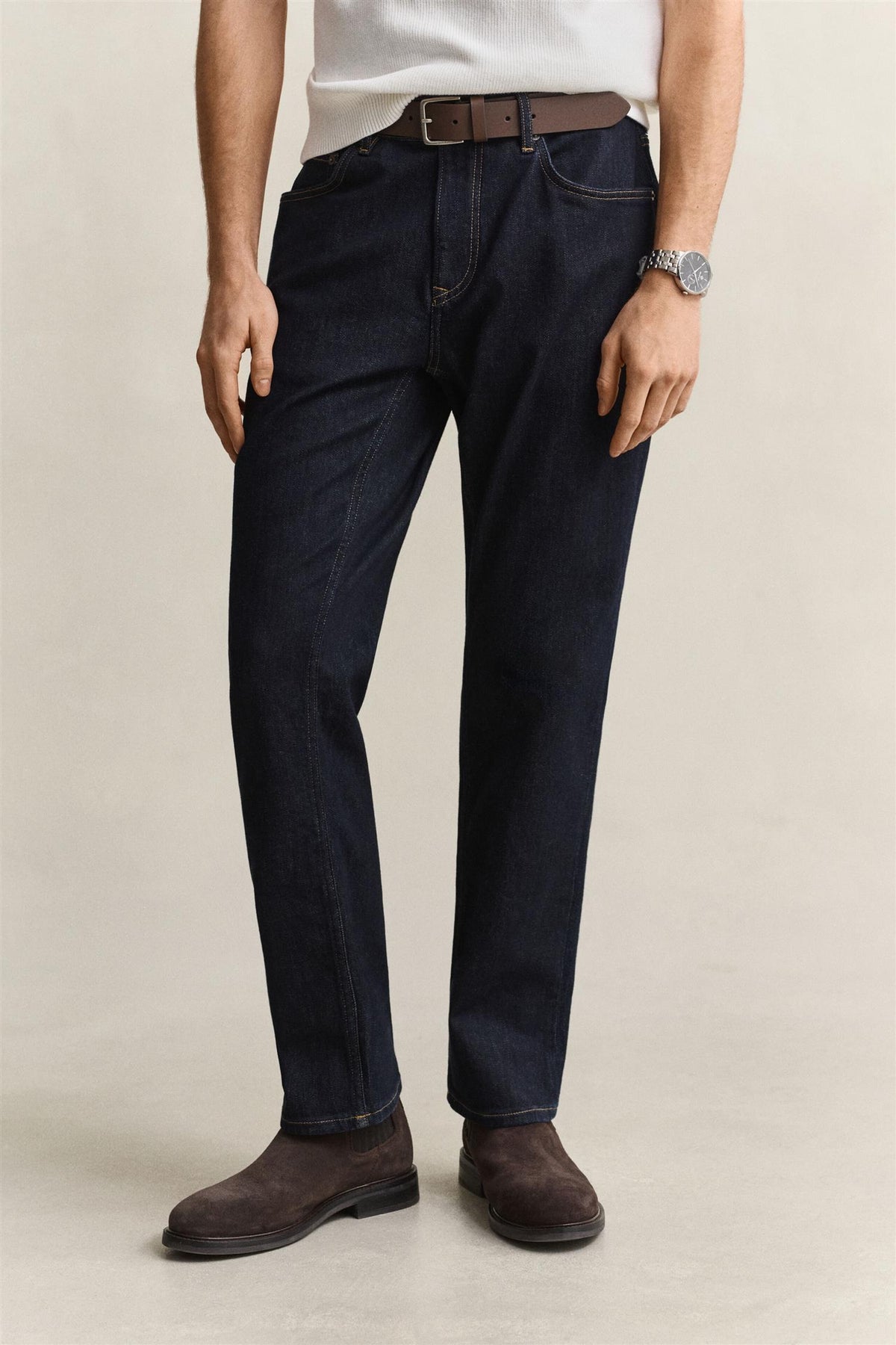 Reg clean wash dark blue gant jeans