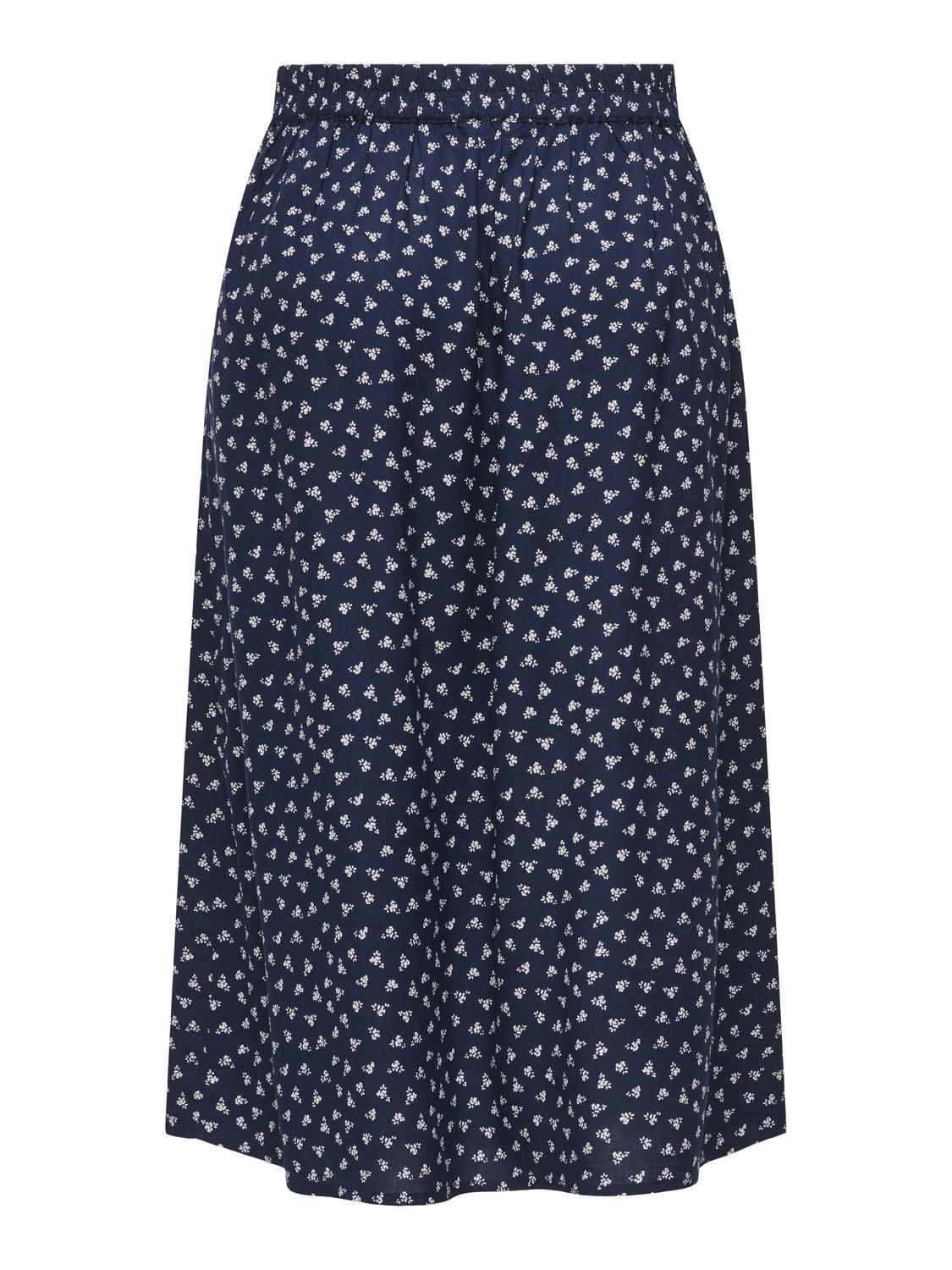 Onlmilano Aop Life Long Skirt Wvn Noos