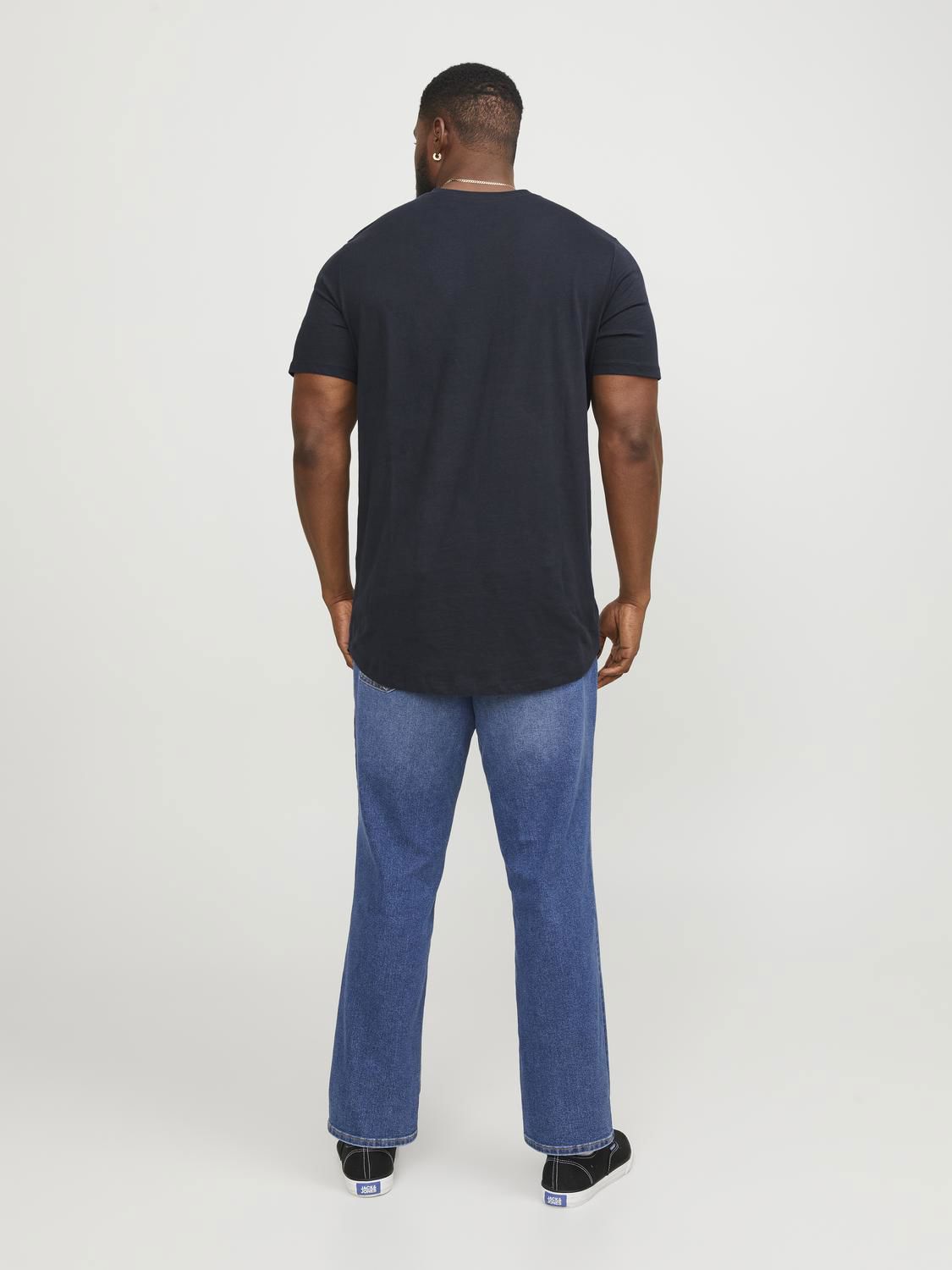 Jjenoa Tee Ss Crew Neck Navy Blazer Noos