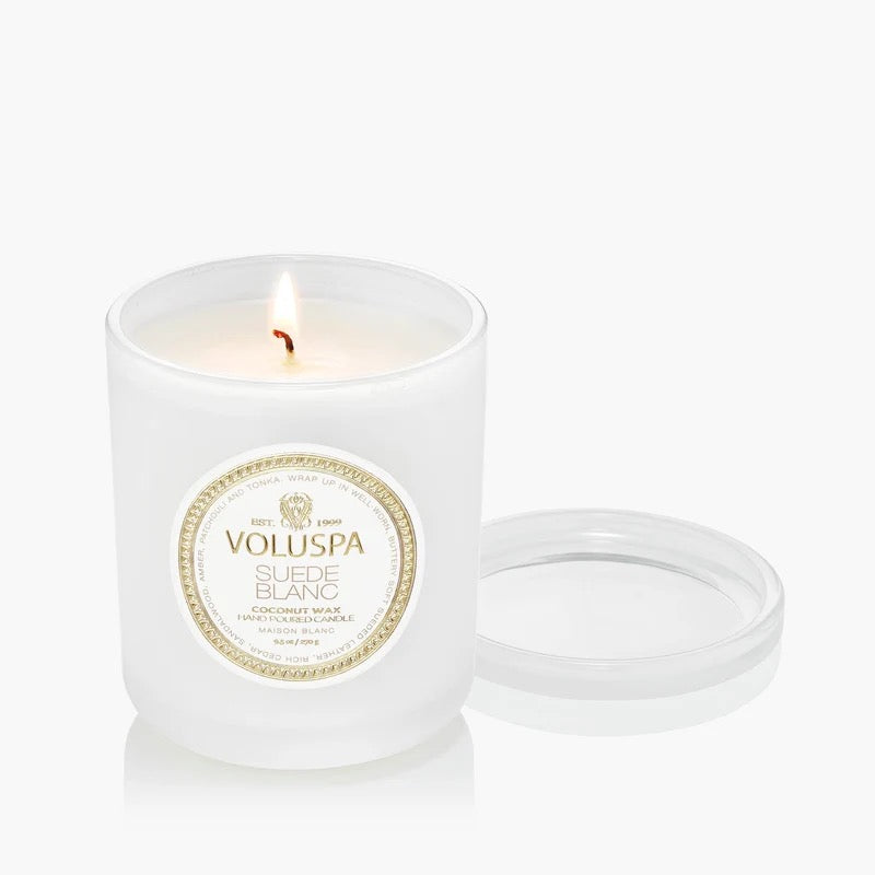 Suede Blanc Classic Boxed Candle