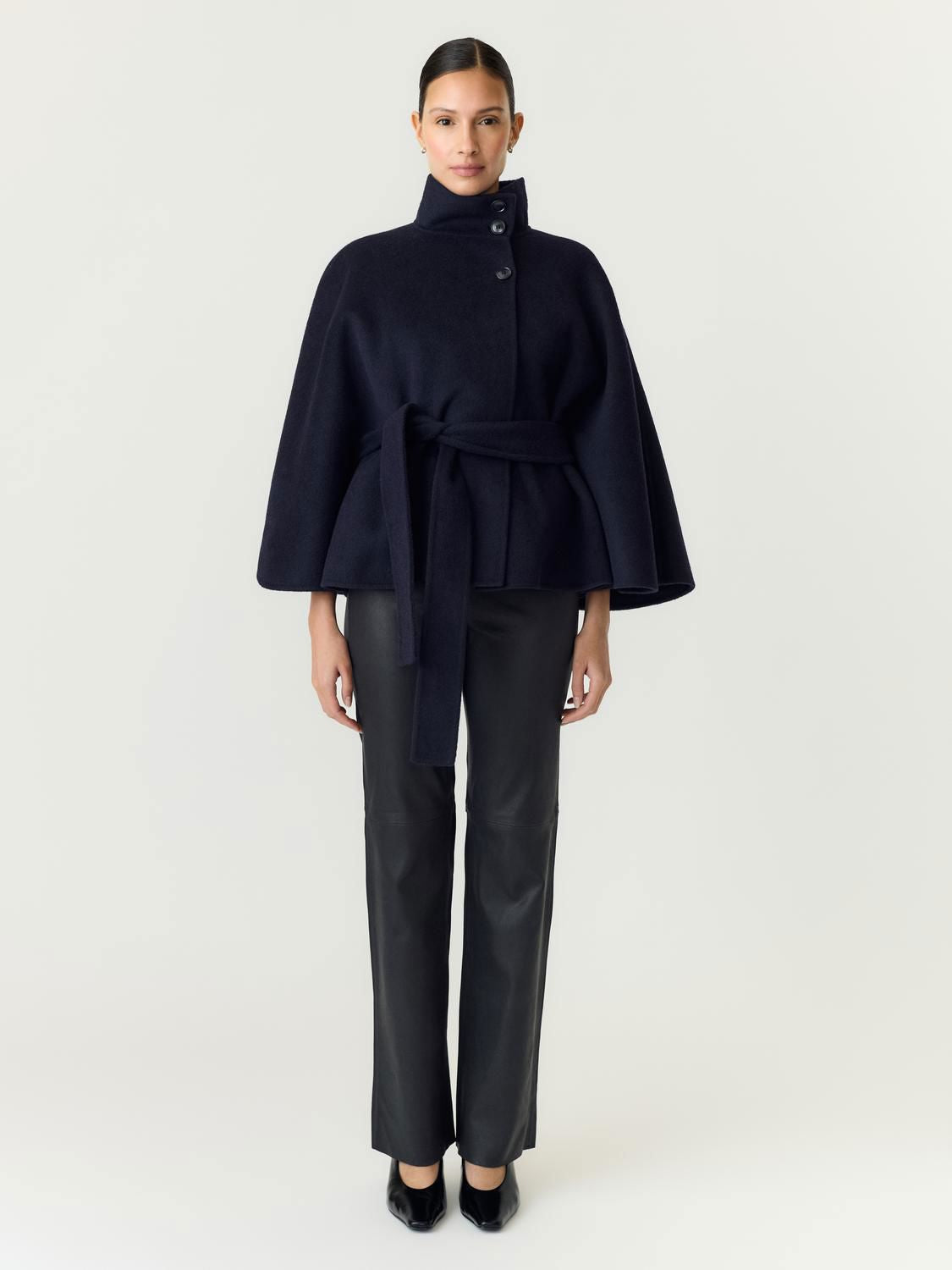 Yasalmio Handmade Wool Blend Jacket Navy Blazer
