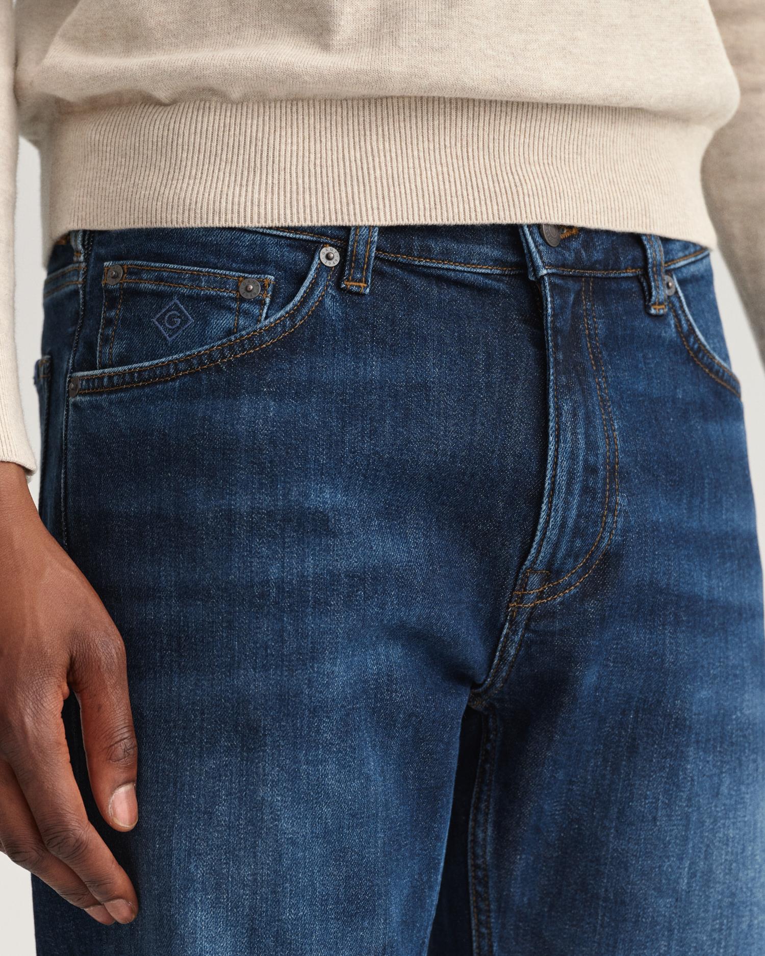 Arley Gant Jeans Dark Blue Worn In