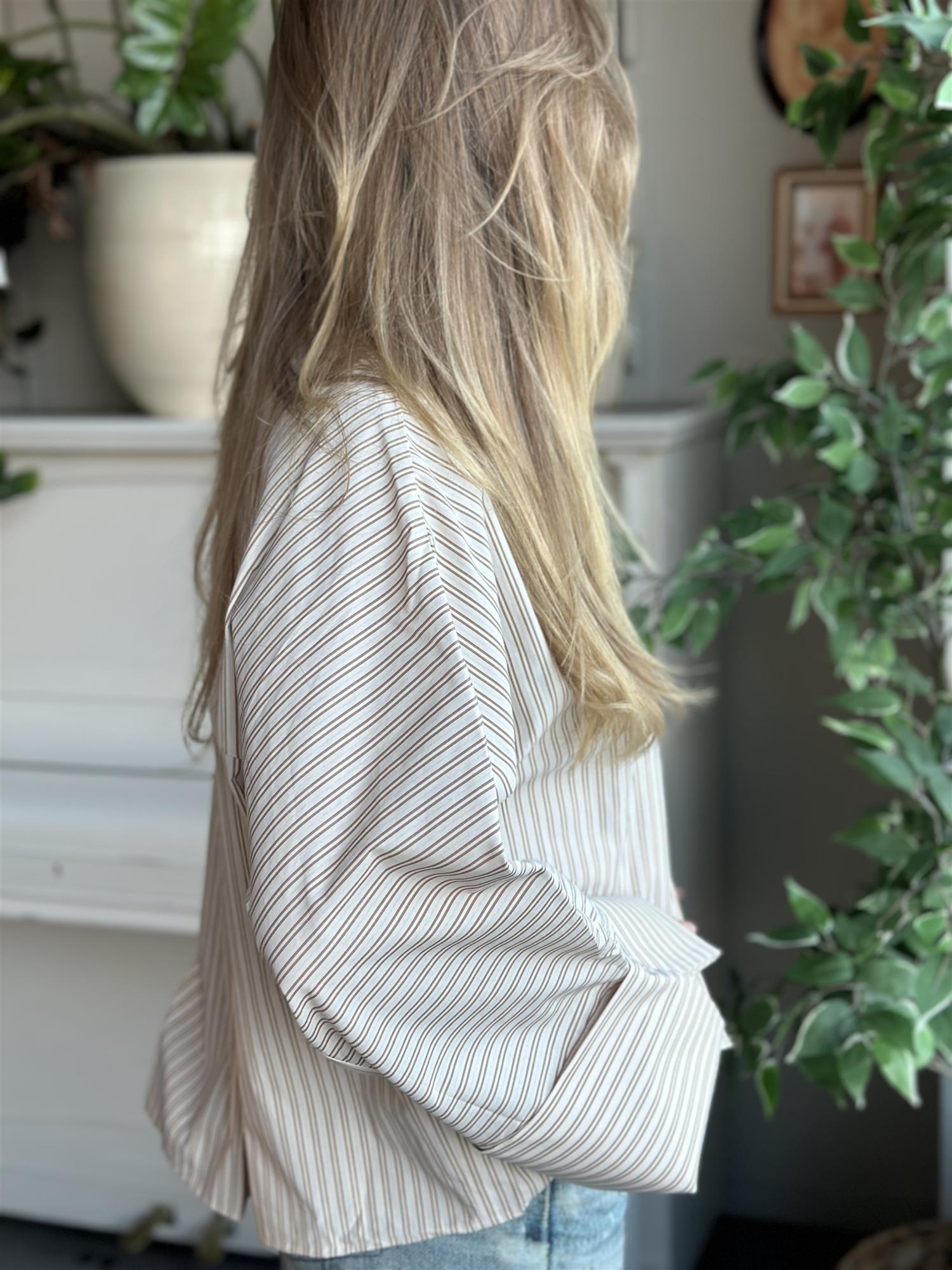 Atari Shirt Oat Stripe