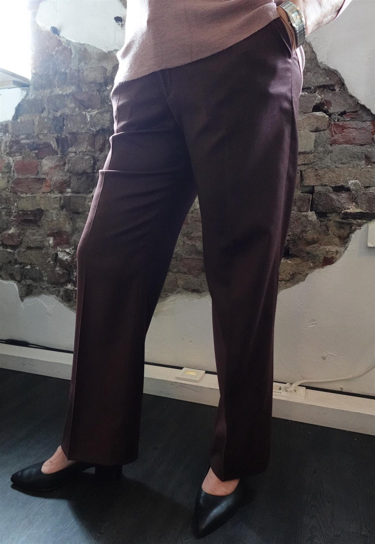 Shape Trouser Melange Heather 377