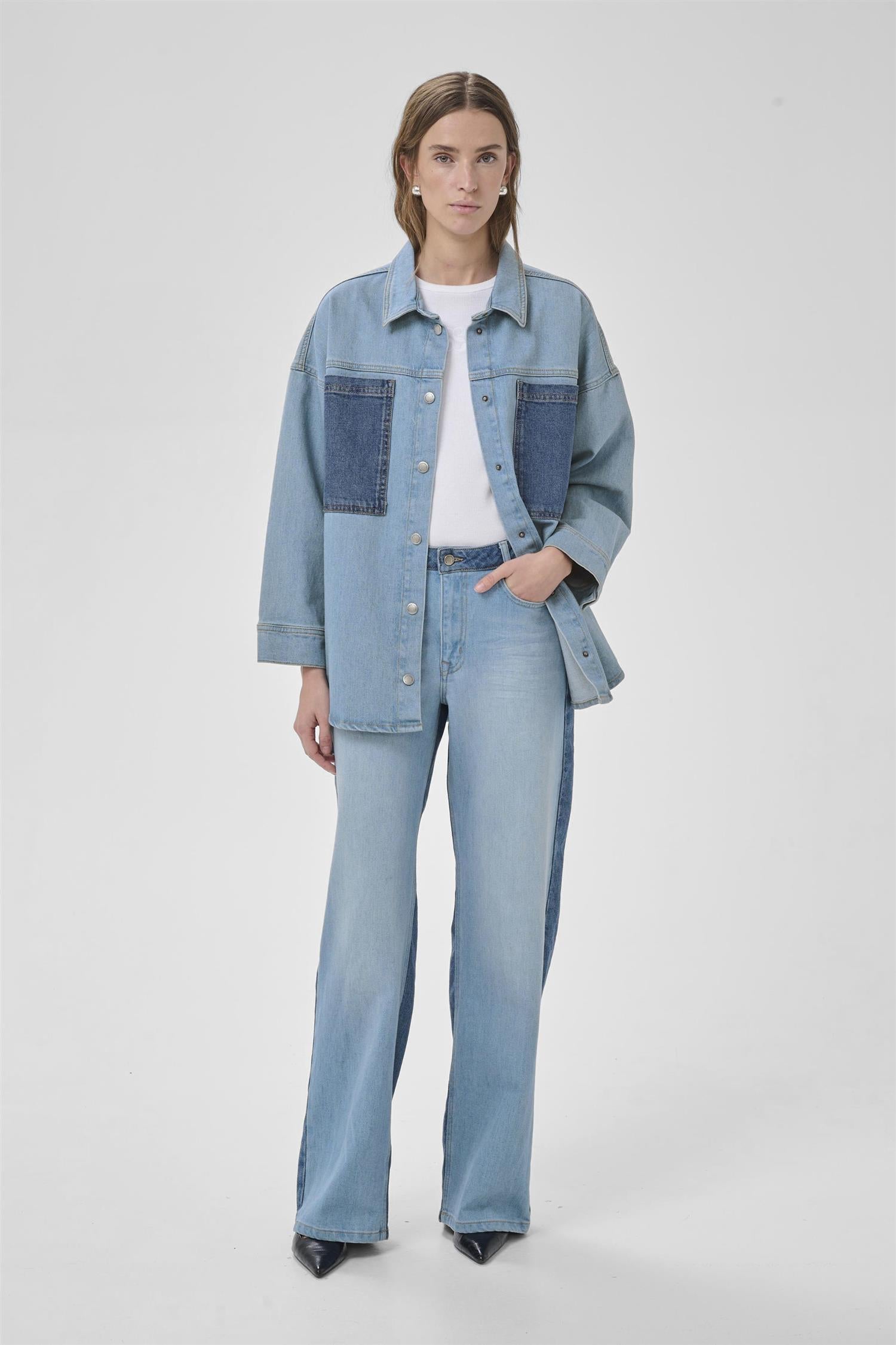 Mwmazie 139 Boxy Mix Shirt