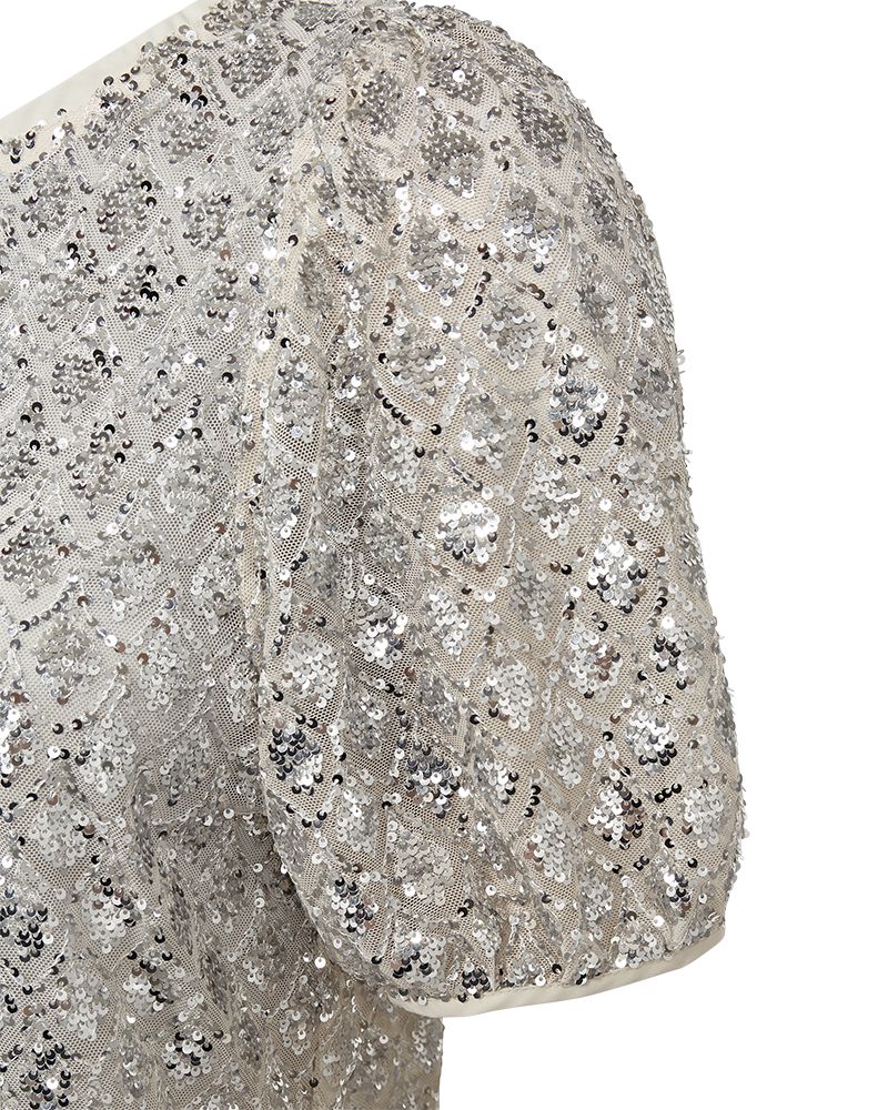 Fqpatsy-Blouse Moonbeam w Silver