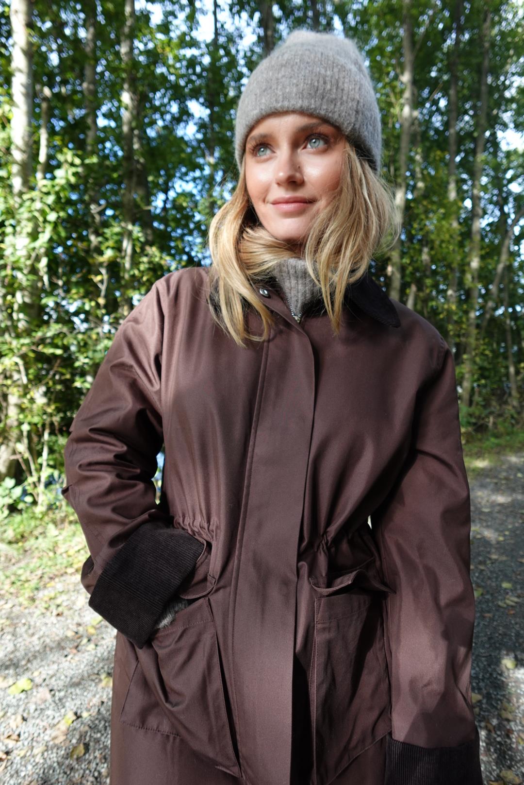 Yasanca Ls Parka Coat Coffee Bean