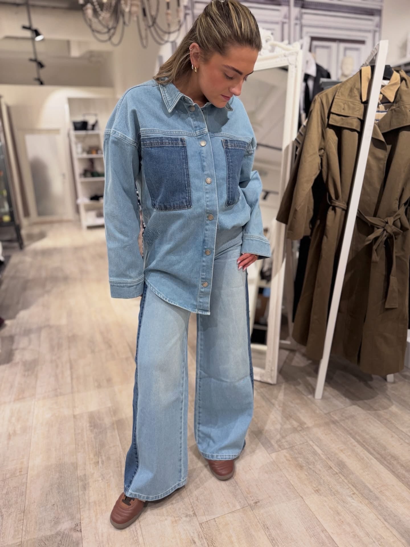 Mwmazie 139 Boxy Mix Shirt