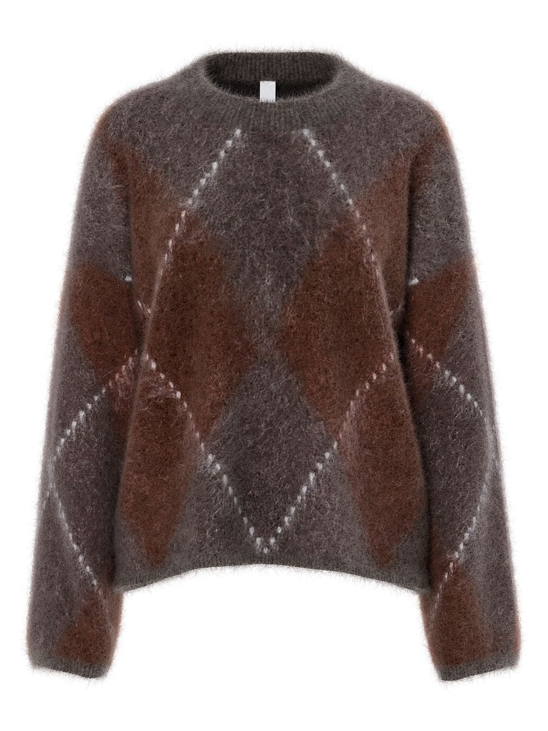 Yasargy Ls Mohair Blend Knit Pullover S.