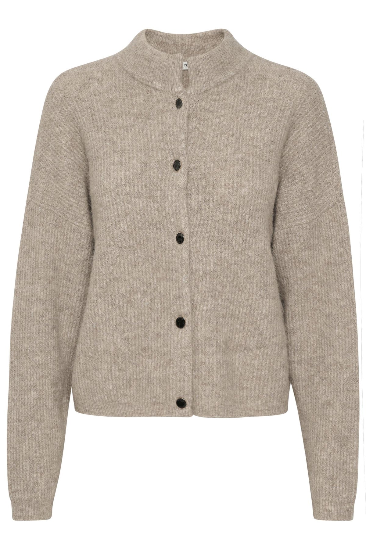 Alpha short cardigan // Warm Sand Melange